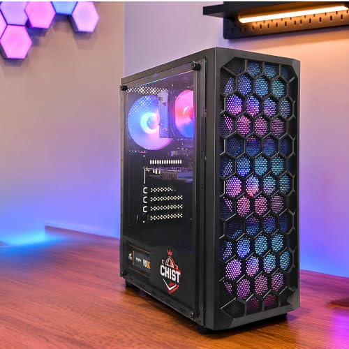 Image of CHIST Gaming PC (Core i7-2600 Processor / 16GB Ram / 512GB SSD /4GB Graphic Card /Gaming Cabinet /WiFi Bluetooth /Windows 10 Pro Trail) Ready to Play