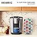 Keurig Storage Carousel, Coffee Pod Storage, Holds up to 36 Keurig K-Cup Pods, Silver