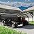 Chilihom Car Port Metal Garage Canopy, 20 20 FT Heavy Duty Carport Kit with Galvanized Steel Frame and Roof, Car Tent Shelter Outdoor Storage Shed for Boats and Truck, Charcoal