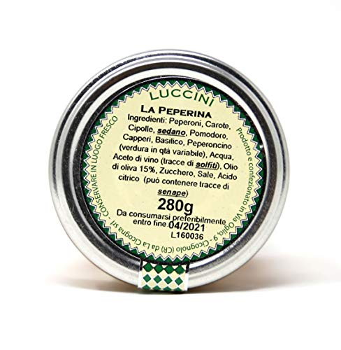 Luccini Salsa Peperina, 280 Grammi, Salse a Base