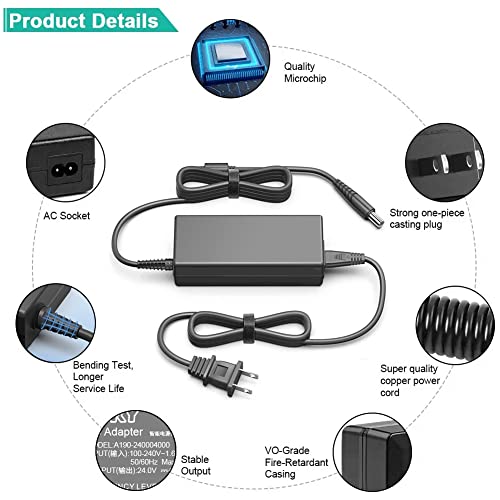 Hky Replacement Resmed Airsense 10 Power Supply 24V Ac Adapter For All Resmed Airsense 10,Airstart 10 Cpap Machine & Aircurve 10,Lumis Vpap Bilevel Series 90W Resmed S10 370001 37344 37028 Power Cord #TOP4
