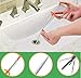 Drain Clog Remover 85CM Lengthen, 6 PCS Drain Remover Hair Drain Clog Remover Cleaning Tool, Drain Relief Cleaner Tool for Kitchen Sink Bathroom Tub Toilet Clogged Drains Dredge Pipe Sewers