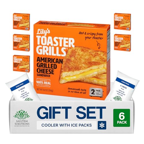 Salutem Vita – Lily's Toaster Grills Frozen American Cheese, Gift Set, 6.8 oz – Pack of 6