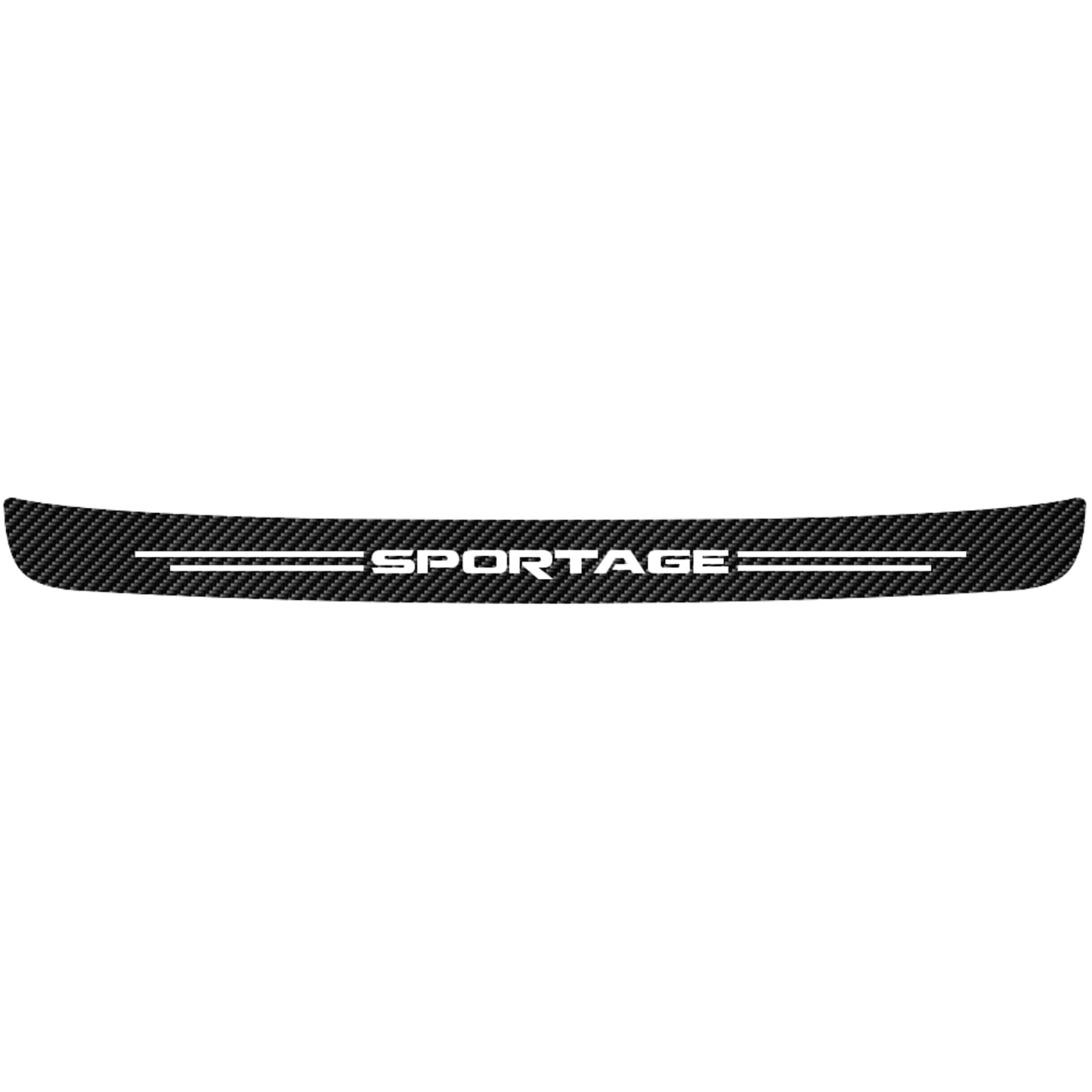 Symilov Car Rear Bumper Protector Strip for K-ia GT line K2 K3 K5 KX3 KX5 Sportage Trunk Plate Tail Trim Sticker Carbon Fiber Anti-Scratch Anti-Collision Protective Styling Accessories, Sportage