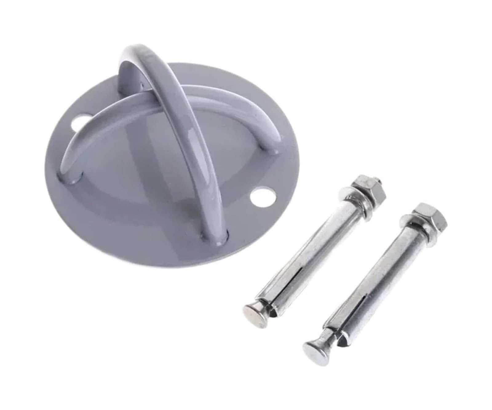 NIUSABOU Stainless Steel Eye Pad Plate, Ceiling Wall Mount Hammock Anchor Hooks for Gym Rings Yoga Swing Chair(Wall Mount-B)