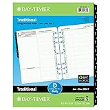 Day-Timer Daily Planner Refill 2017, Two Page Per Day, Traditional, 8-1/2 x 11