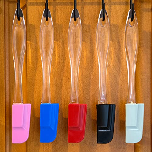 Mini Spatulas Set - 10 Piece Heat Resistant Silicone Spatula - Pro-Grade Multipurpose Kitchen Tool For Baking, Cooking, Mixing, And More - Non-Stick, Dishwasher Safe Bright And Colorful Small Spatula #TOP4
