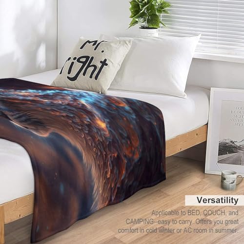 Couvre-lit lynx en flannel 100x130 cm pour canapé - 6