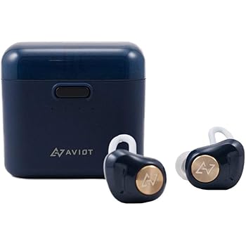 AVIOT アビオット 日本のオーディオメーカー TE-D01d Bluetooth イヤホン 高音質 グラフェンドライバー搭載 完全ワイヤレス QCC3026チップ iPhone android 対応 (ネイビー)