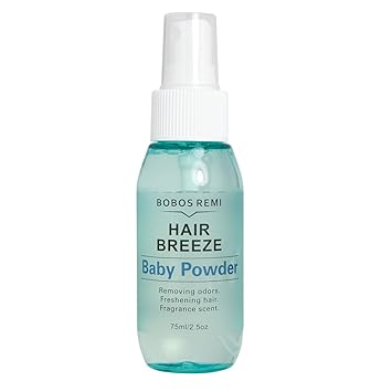 baby powder hair mist