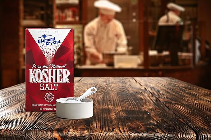 Diamond Crystal Kosher Salt, 3LB, Pack of 9, Full Case