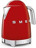 Vista 2 de SMEG 7-Cup Variable Temperature Electric Kettle - Retro Style Aesthetic with Advanced Technology - Stainless Steel, 1400W, 120V, 360° Swivel Base