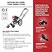 Southland Outdoor Power Equipment SWSTM4317 Southland 2 Cycle Wheeled String Trimmer, Black/red