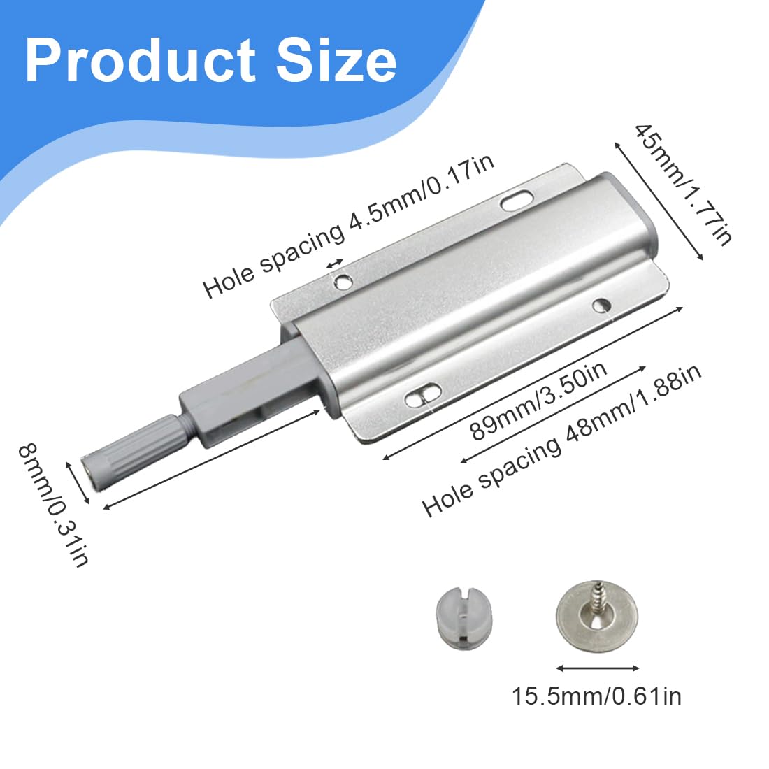 Magnétique Contact Attrape Loquet Pousser Ouvrir Système