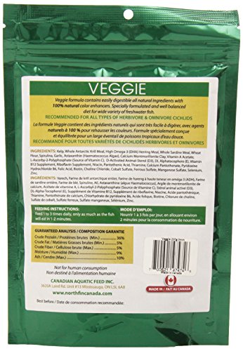 Northfin Food Veggie Formula 3Mm Pellet 250 Gram Package #TOP1