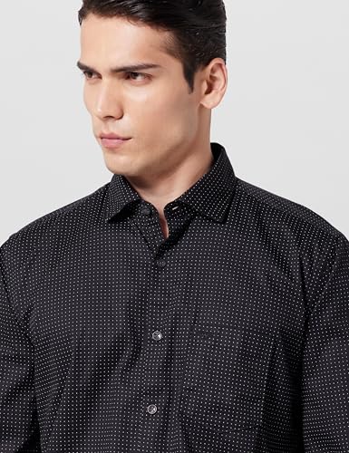 Image of Park Avenue Men's Pure Cotton Print Pattern Slim Fit Cut Away Collar Full Sleeve Casual Shirt