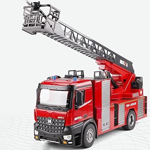HUINA 1/14 561 2.4G Sprayable Scaling Ladder Fire Truck Tractor RC Model Car Hobby Model