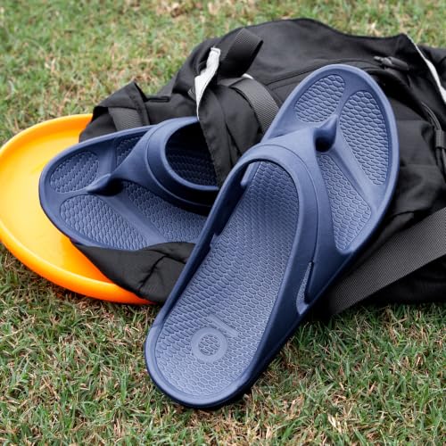 Image of Oka Unisex Recovery Flip Flops | Arch Support Cushioned Sandal | Lightweight Sustainable | Made in the USA