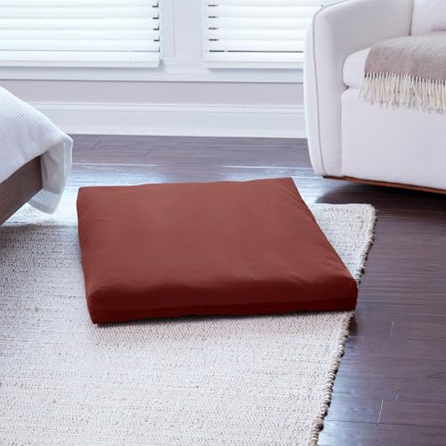 Happy Hounds Cooper Deluxe Almofada reversível para caixa - Grande - Borgonha