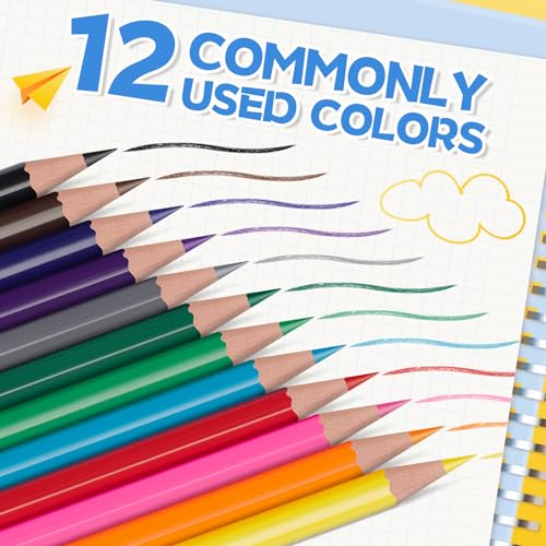 Image of Aigybobo 360 Count Colored Pencils Bulk, 30 Pack Colored Pencils for Kids 12 Colors, Pre-sharpened Color Pencils, Bulk Coloring Pencils School Supplies for Teachers, Classroom Prizes, Art Supplies
