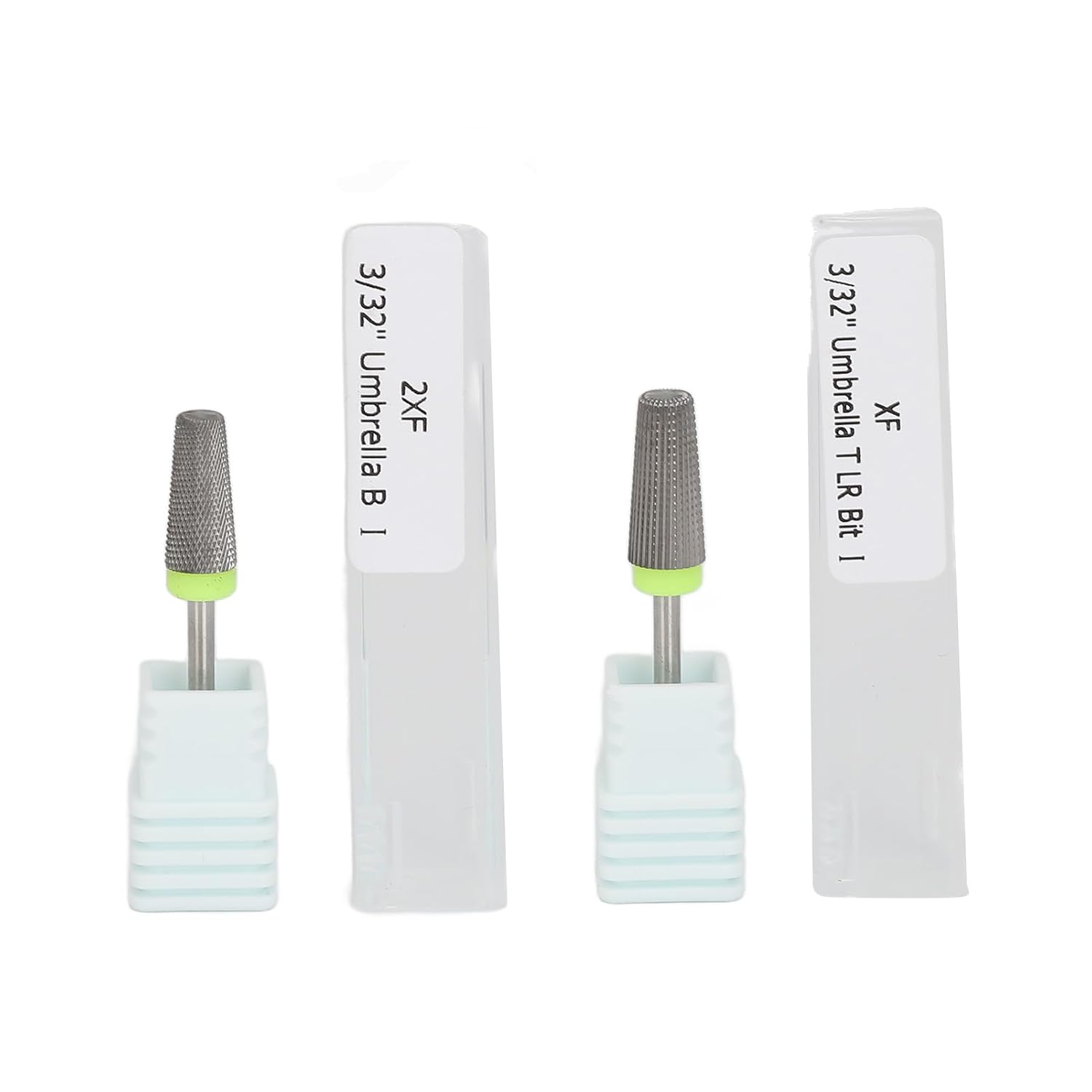 2pcs Tapered Nail Drill Bit Set Tungsten Steel Fast Remove Manicure Tool Nail Polish Bit for Acrylic Hard Gel, Polishing Cuticle Remover Tools for Manicure Pedicure Salon Home