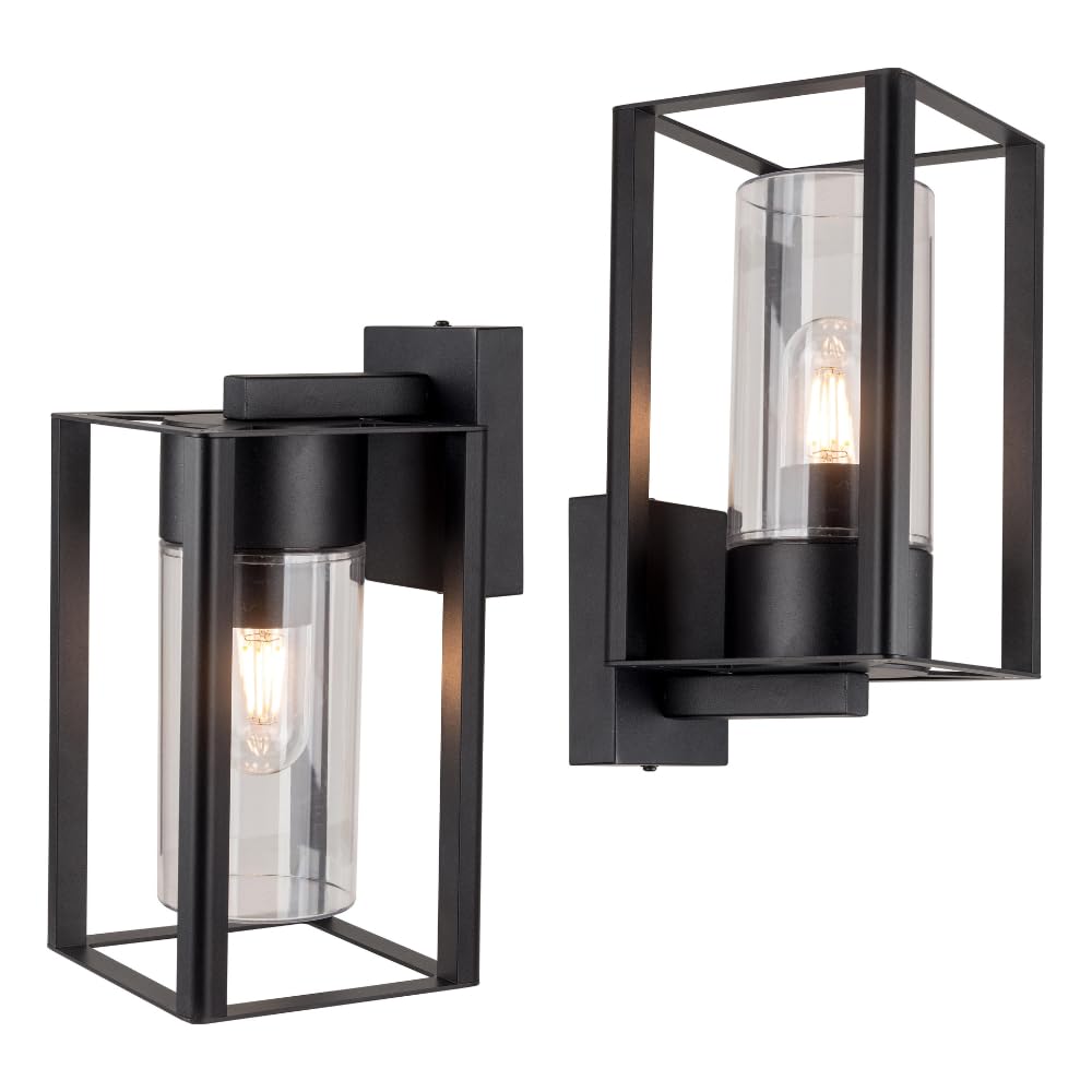 Aplique de jardín Germina Arriba y abajo lámpara Exterior E27 para pared