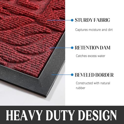 Yimobra Welcome Door Mat Outdoor Indoor thumb #1