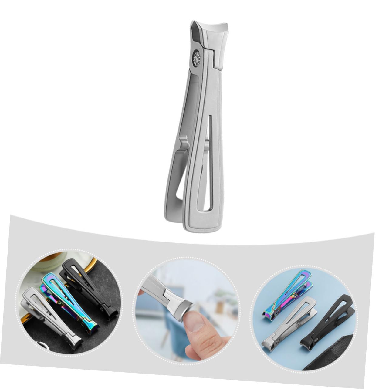 FRCOLOR 5St Nagelknipser Nagelschere großer Nagel Nagelknipser für dicke Nägel nagelhautmesser fußnagelknipser Professioneller Nagelknipser Fingernagelknipser schneiden Rostfreier Stahl
