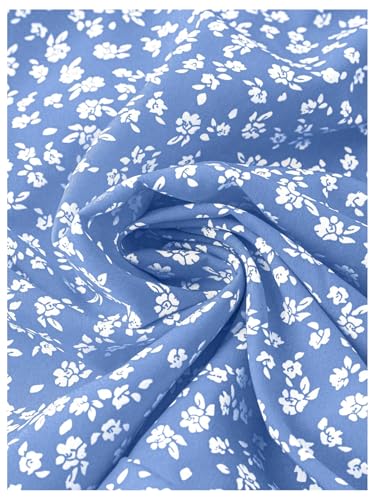 Verdusa Women's Plus Size Ditsy Floral Print Ruffle Skirt Ruched Drawstring Bodycon Mini Skirts4