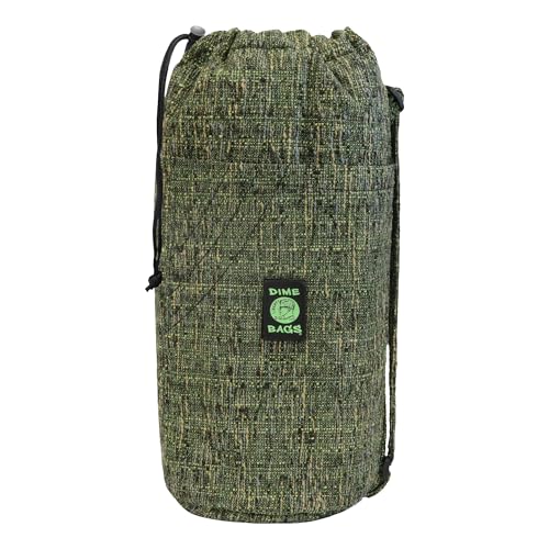 Dime Bags - Drawstring Tube, Padded Bag, 5 Compartments, w/Shoulder Strap, Convenient, Durable (Timber, 18