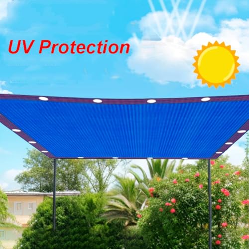 Filet d'ombrage avec oeillets 7x7m - voile rectangle pour jardin et potager