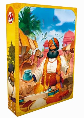 Image of Tickles Jaypur - Buy, Sell & Win in the Colorful Bazaars of Rajasthan | Strategic 2 Player Trading & Market Board Game for Kids & Adults (Ages: 10+ Years)