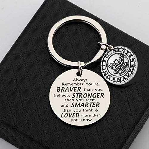 FUSTMW Navy Keychain Military Jewelry Deployment Gifts4