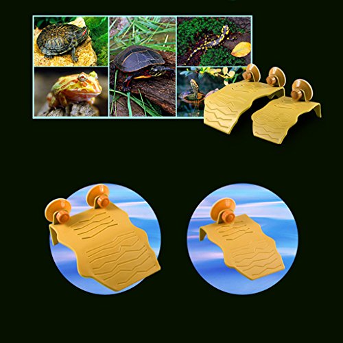 Homyl Aquarium Turtle Pier Topper Basking Platform Landing Island Aquarium Decor
