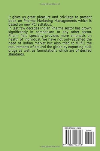 A Handbook of Pharma Marketing Management: Pharma Marketing Management