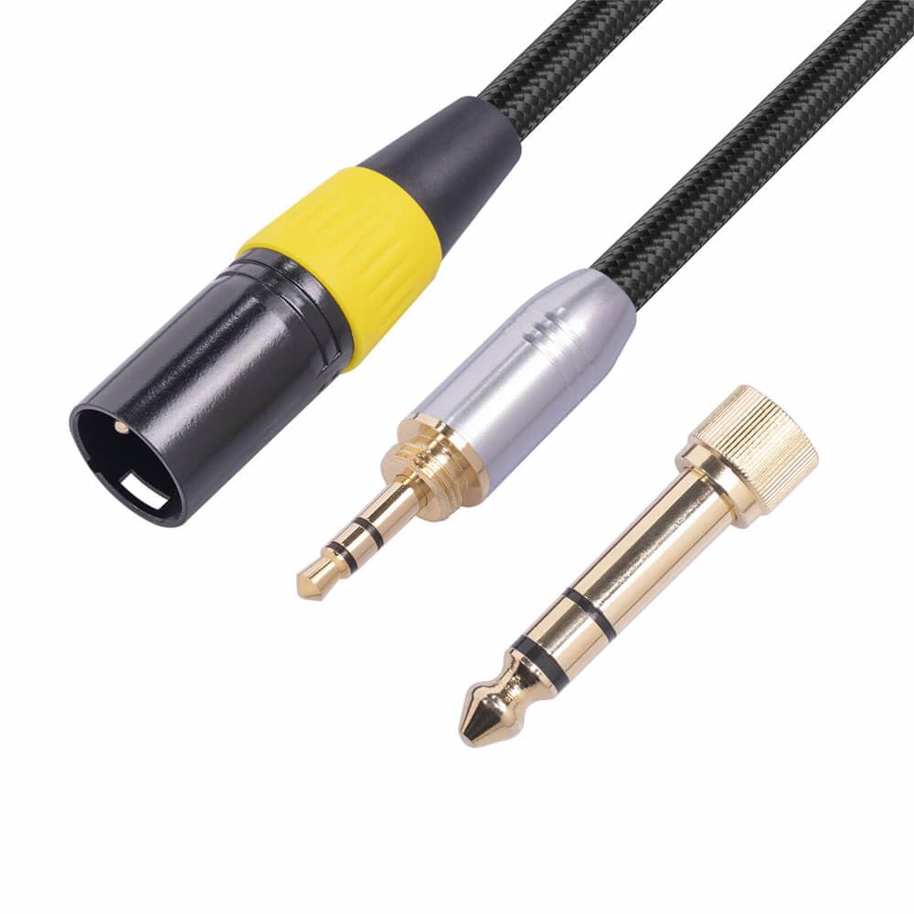 3.5Mm Male to XLR 3Pin Male Sound Card Mixer Audio Cable 0.3Meter