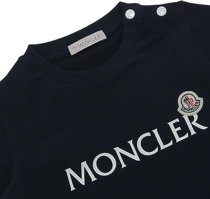 モンクレール キッズ Tシャツ 8A 130 イエロー Moncler ロゴ Tシャツ