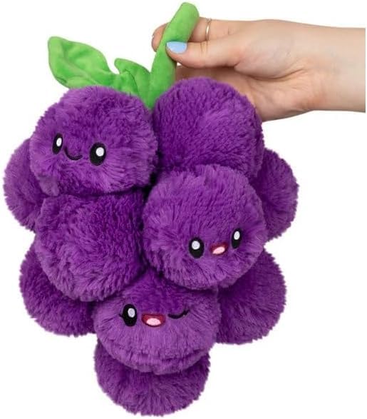 Squishable - Mini Grapes - Comfort Food Collection - 11 in - Soft Toy Collectible Stuffed Animal
