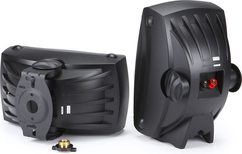 YAMAHA NS-AW150BL 2-Way Indoor/Outdoor Speakers (Pair, Black) - Wired