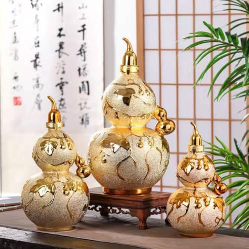 Botella de cerámica tipo calabaza ideal para ambientación del hogar y decoración de mesas 7