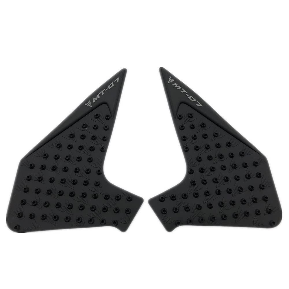 pour Yamaha Tracer 700 Tracer 7 GT 2020-2022 Autocollant antidérapant pour bâton de réservoir Autocollant antidérapant Genouillères de traction Autocollant latéral pour réservoir de gaz (couleur : noir