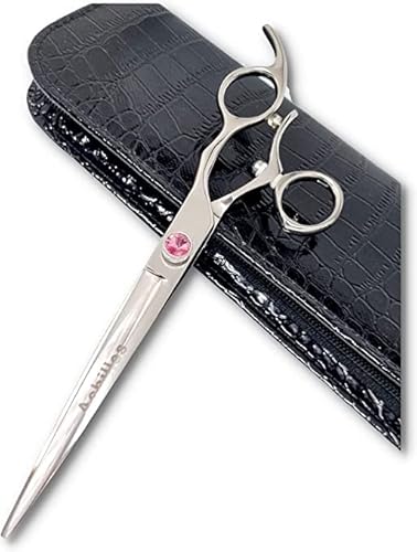 Professionelles 7-teiliges Scharenset Hund 8 INCH - Pet Schneidset mit Etui - Scheren Set - Pet Cut - Hund - Hundeschere - Effilierschere Hund Cover