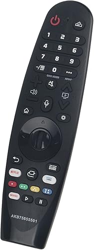 Miniatura 3 de Allimity AKB75855501 MR20GA - Control remoto de voz mágica de repuesto compatible con LG NanoCell TV y LG OLED TV y LG Smart 4K UHD TV con control