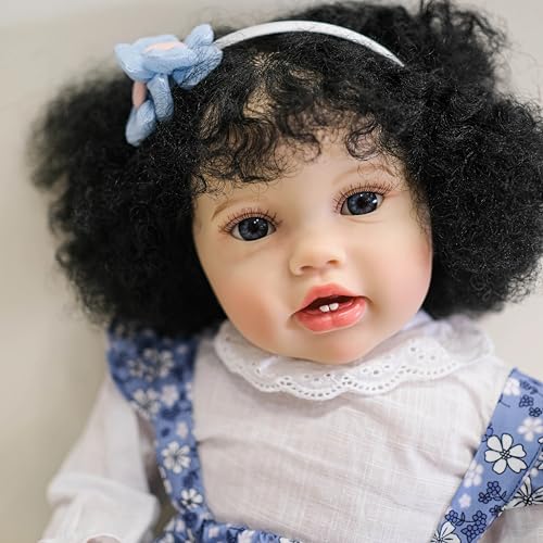 Neue 24Inch Reborn Baby Lottie mit Hand Wurzel Haar Kleinkind Puppe Neugeborene Prinzessin Mädchen Lifelike Soft Touch 3D Haut Kunst Puppe – Bild 3