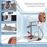 3DHoJor PLA Filament 1.75mm Feuerwehrrot 3D Drucker Filament ±0,02mm, 1KG – Ansicht 3