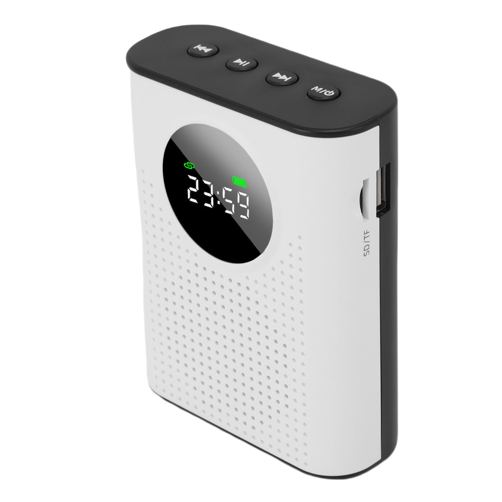Amplificatore Vocale Wireless con Pickup Omnidirezionale Suono Chiaro per Insegnanti e Altoparlanti Materiale ABS Portatile