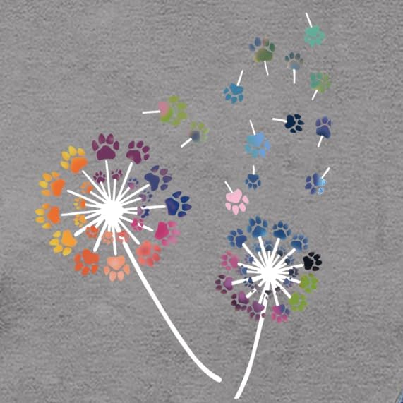 Women's T-Shirt Retro Flower Pattern Shirt Bohemian Short Sleeve T-Shirt Dandelion Wildflower Shirt Summer Casual Top - Image 4