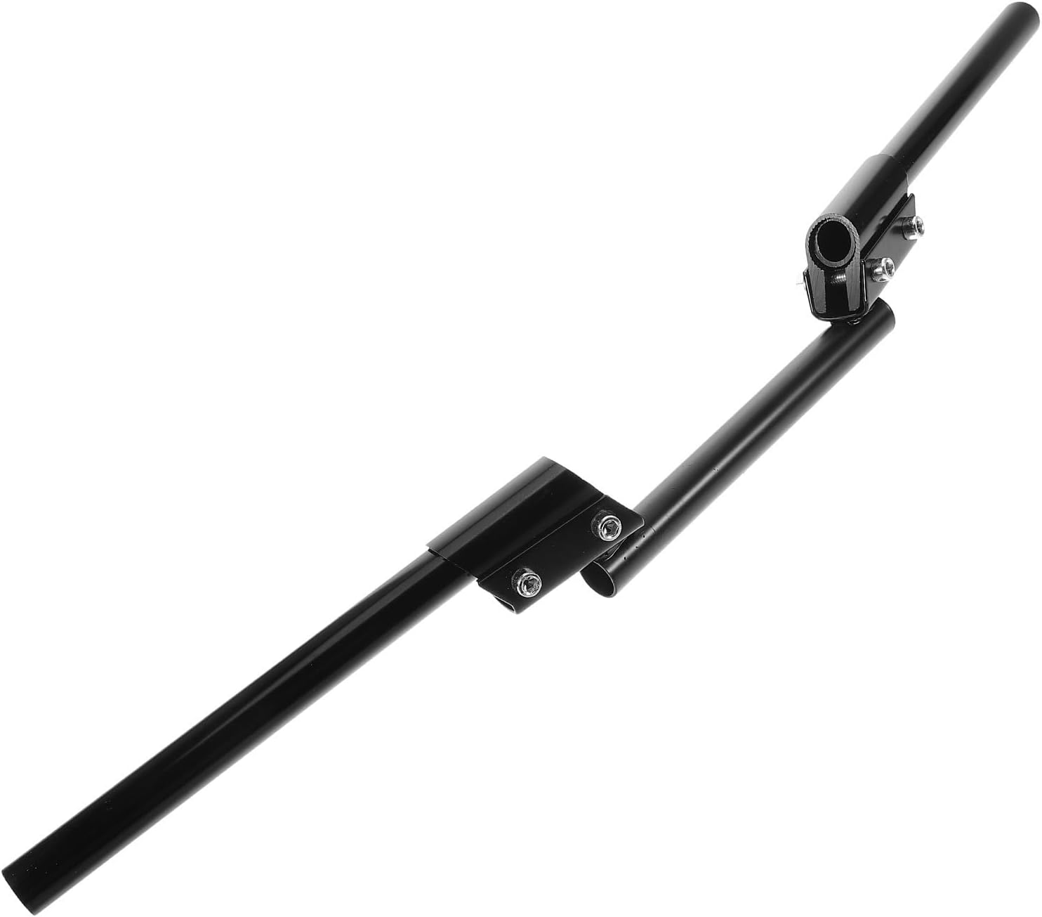 Black Motorcycle Handlebar with Aluminum Alloy Crossbar for Reduced Fatigue and Easy Installation, Separable Design for Motorbike Enthusiasts and Male Riders