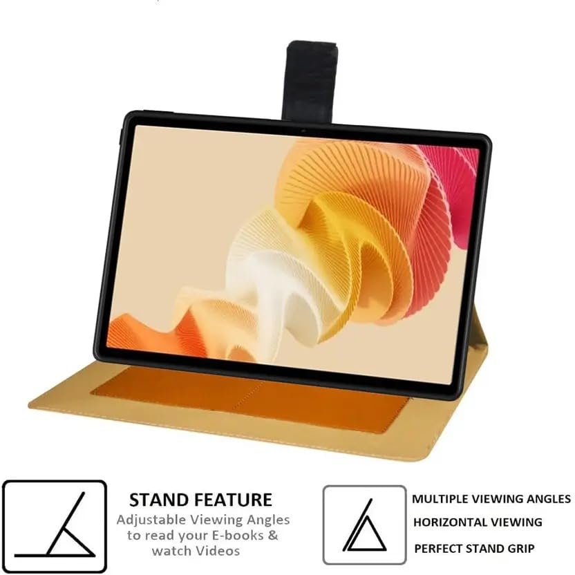 Image of Caseous Cover for Realme PAD 2 11.5 inch Cover Case, Flip Cover Case for Realme PAD 2 11.5 inch Tablet Cover (Light Brown)