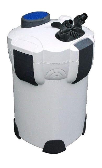 SUNSUN Acuario exterior filtro 1400 L/h 3 niveles 700L + UV Cleaner. + Filtro material